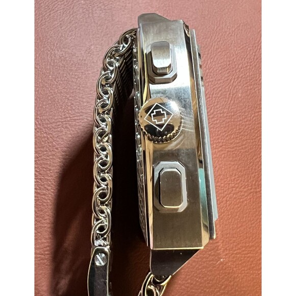 Invicta S1 Rally Chronograph 47244 Mens Watch Monaco Racer Mesh Stainless Square - Picture 8 of 9